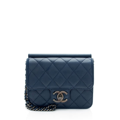 Chanel Lambskin Crossing Times Mini Flap Bag