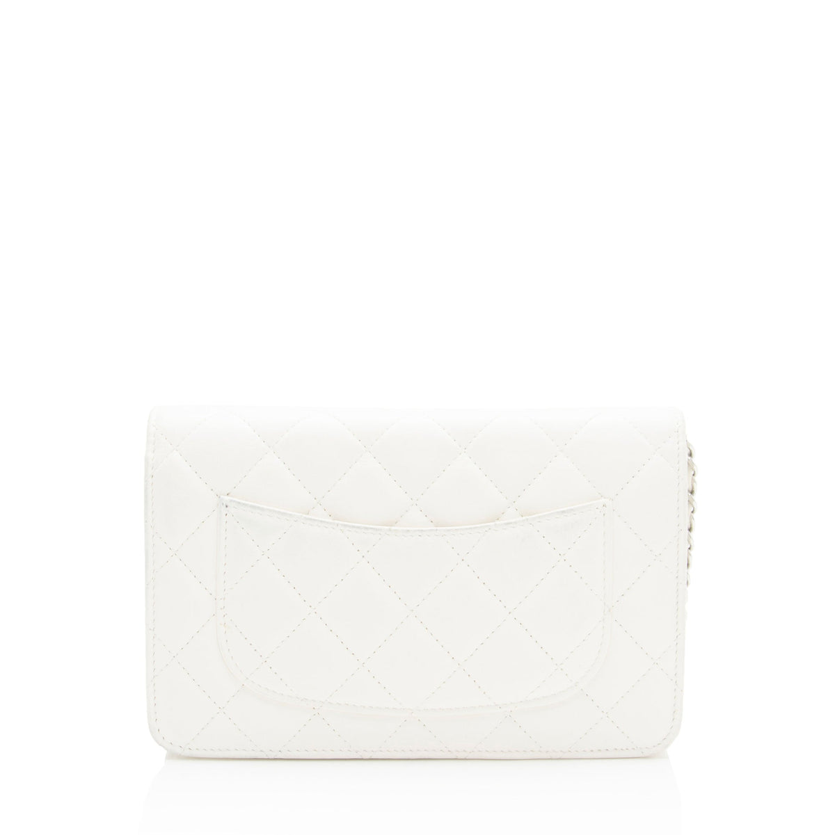 Chanel Lambskin Crystal CC Wallet on Chain