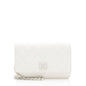 Chanel Lambskin Crystal CC Wallet on Chain