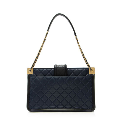 Chanel Lambskin Elegant CC Large Shopping Tote