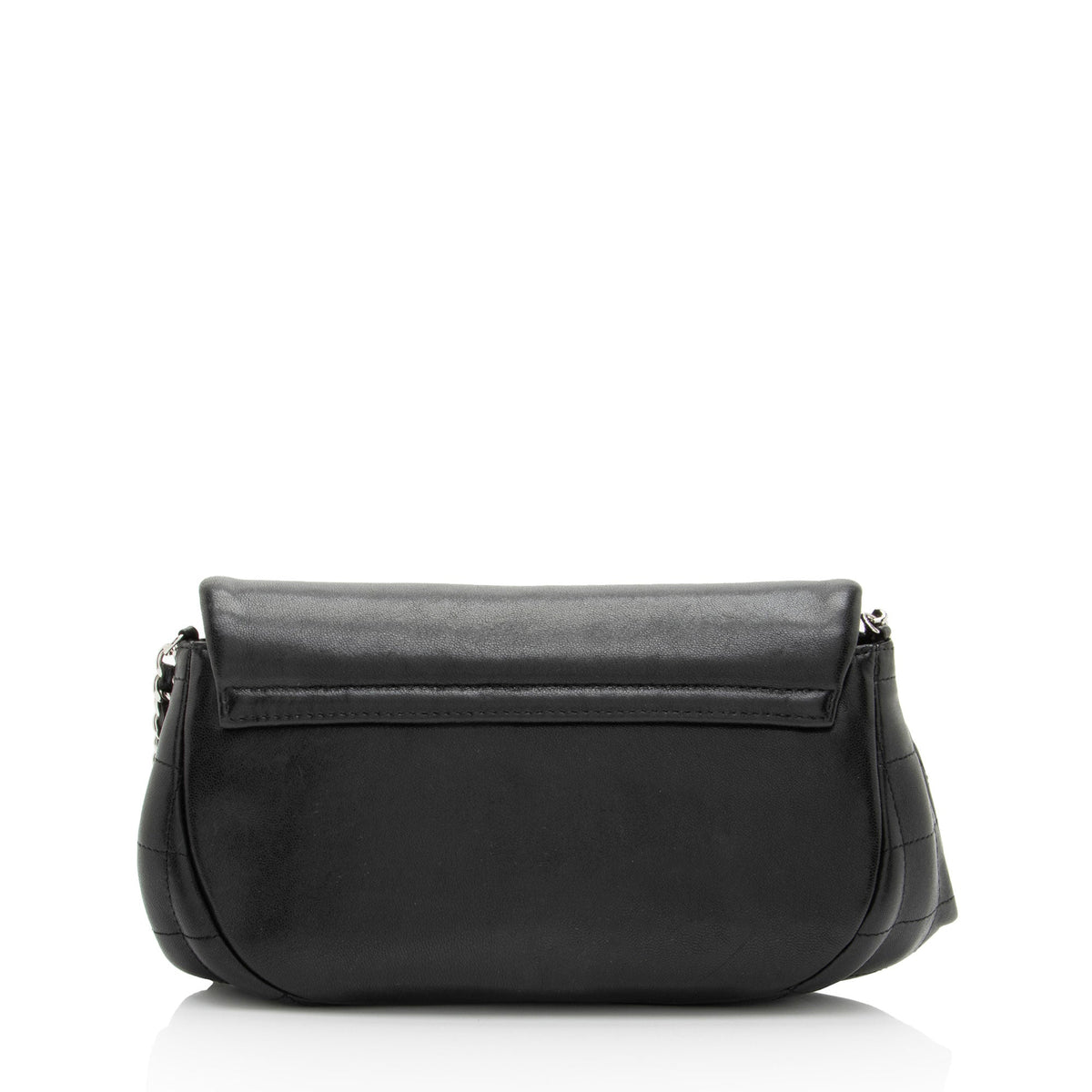 Chanel Lambskin Half Moon Wallet on Chain