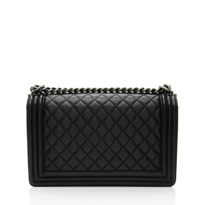 Chanel Lambskin New Medium Boy Bag