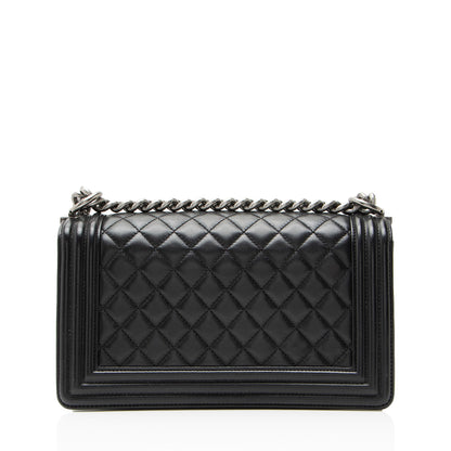 Chanel Lambskin Old Medium Boy Bag