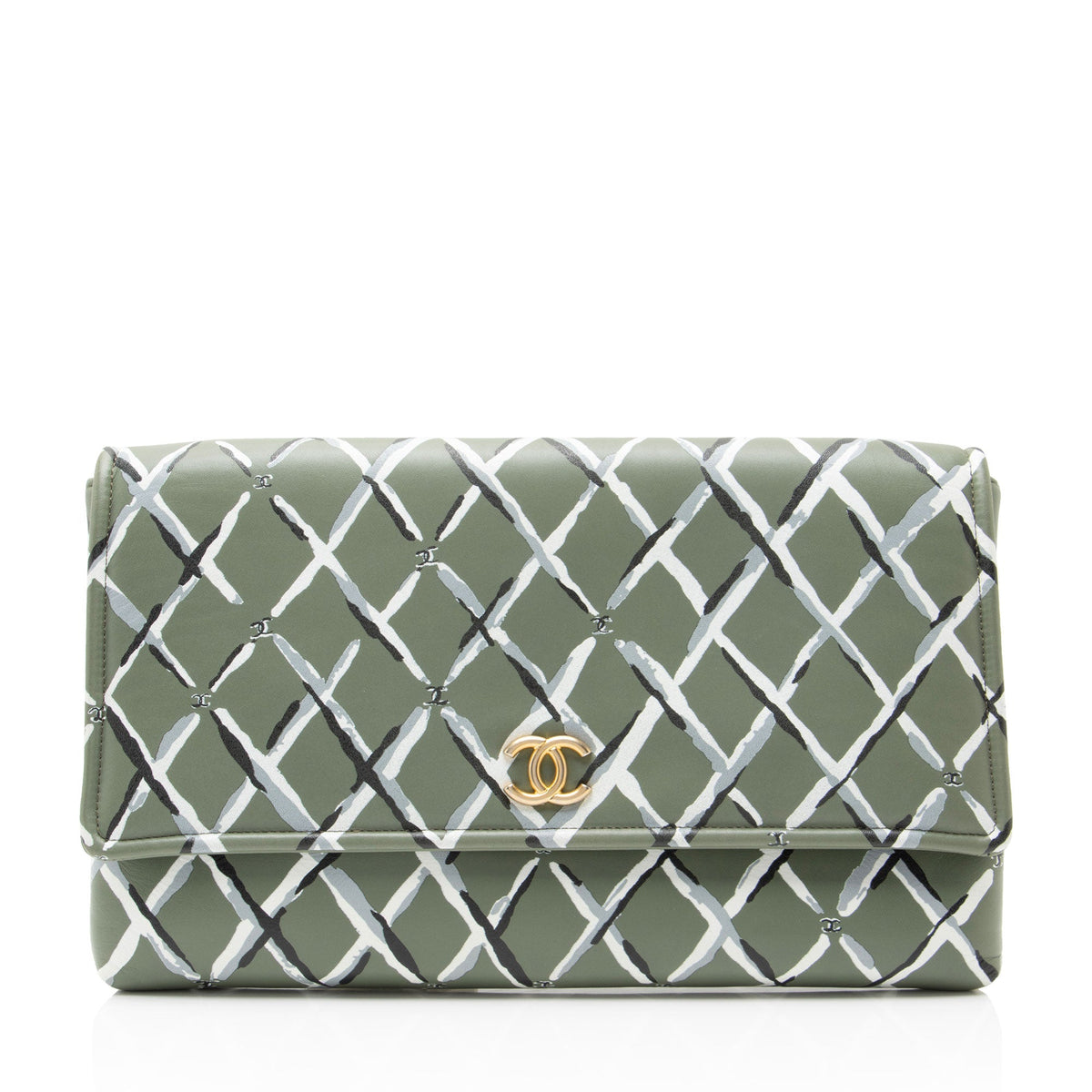Chanel Lambskin Paris-Greece Clutch