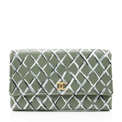 Chanel Lambskin Paris-Greece Clutch