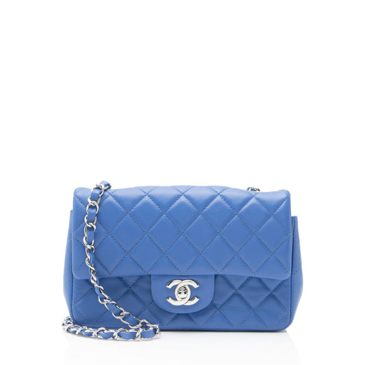 Chanel Lambskin Rectangular Mini Flap Bag