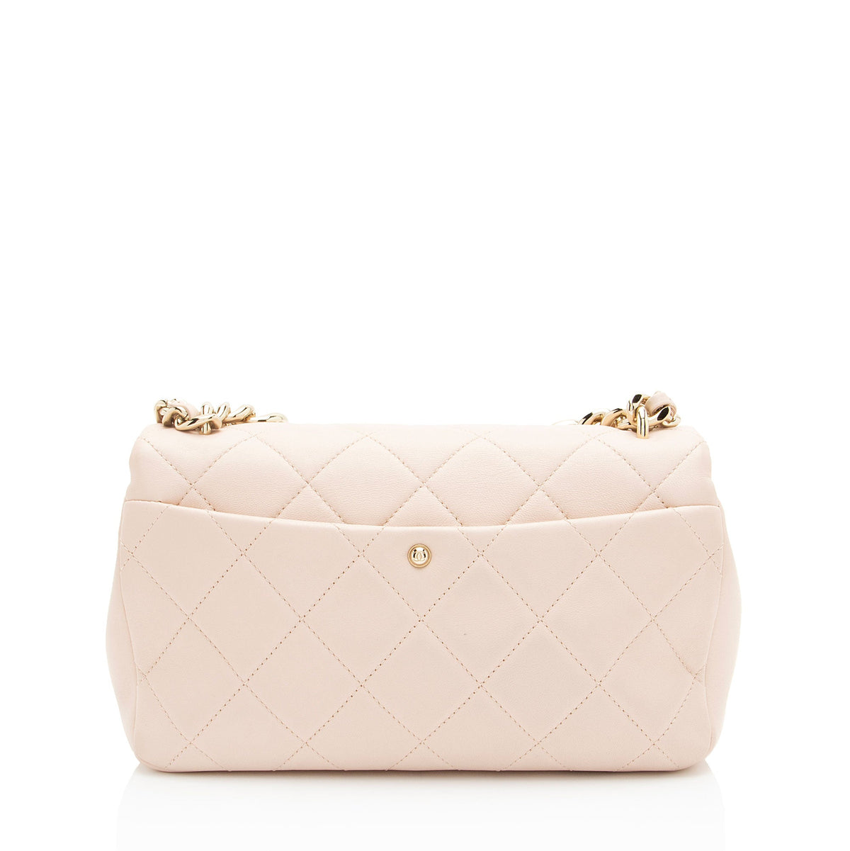 Chanel Lambskin Resin Elegant Chain Flap Bag