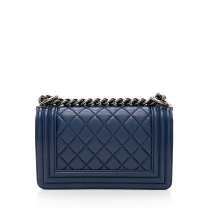 Chanel Lambskin Small Boy Bag