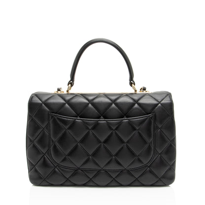 Chanel Lambskin Trendy CC Medium Top Handle