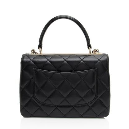 Chanel Lambskin Trendy CC Small Top Handle