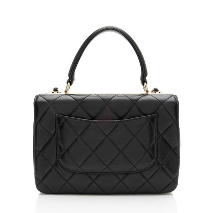 Chanel Lambskin Trendy CC Small Top Handle