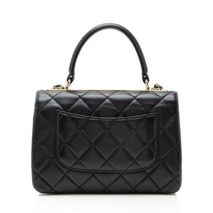 Chanel Lambskin Trendy CC Small Top Handle