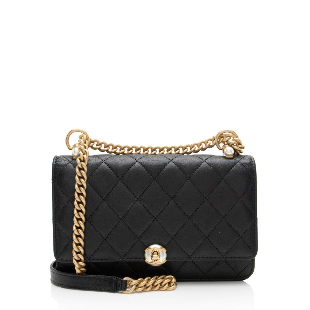 Chanel Lambskin Twist Your Buttons Wallet on Chain