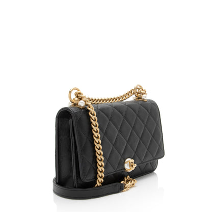 Chanel Lambskin Twist Your Buttons Wallet on Chain