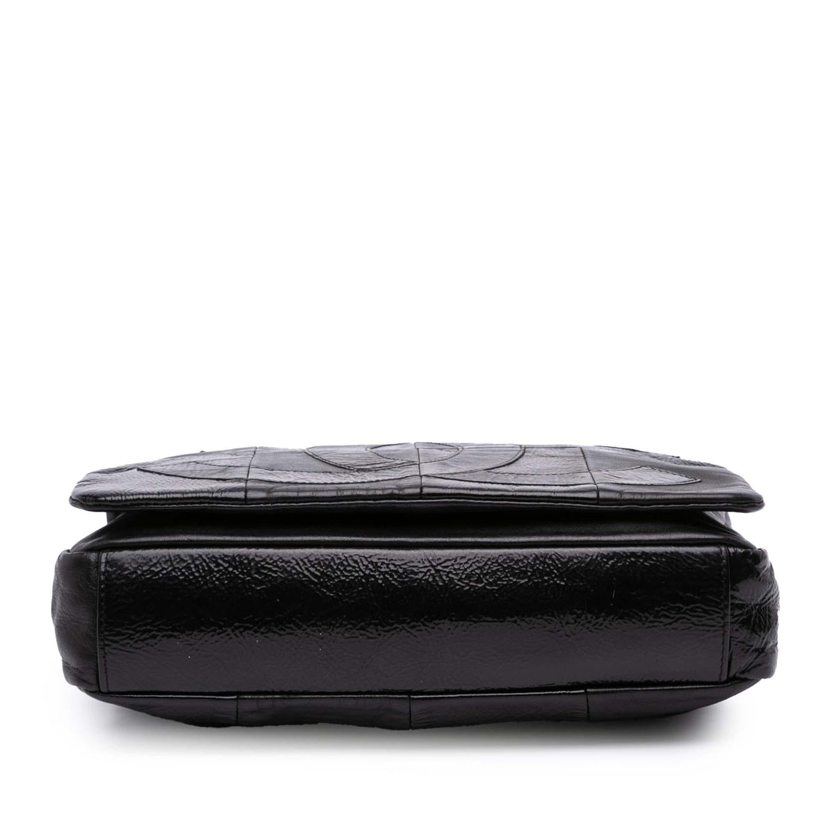 Chanel Lambskin and Patent Patchwork Brooklyn Flap