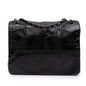 Chanel Lambskin and Patent Patchwork Brooklyn Flap