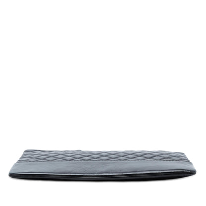 Chanel Large Aged Calfskin Gabrielle O Case Clutch