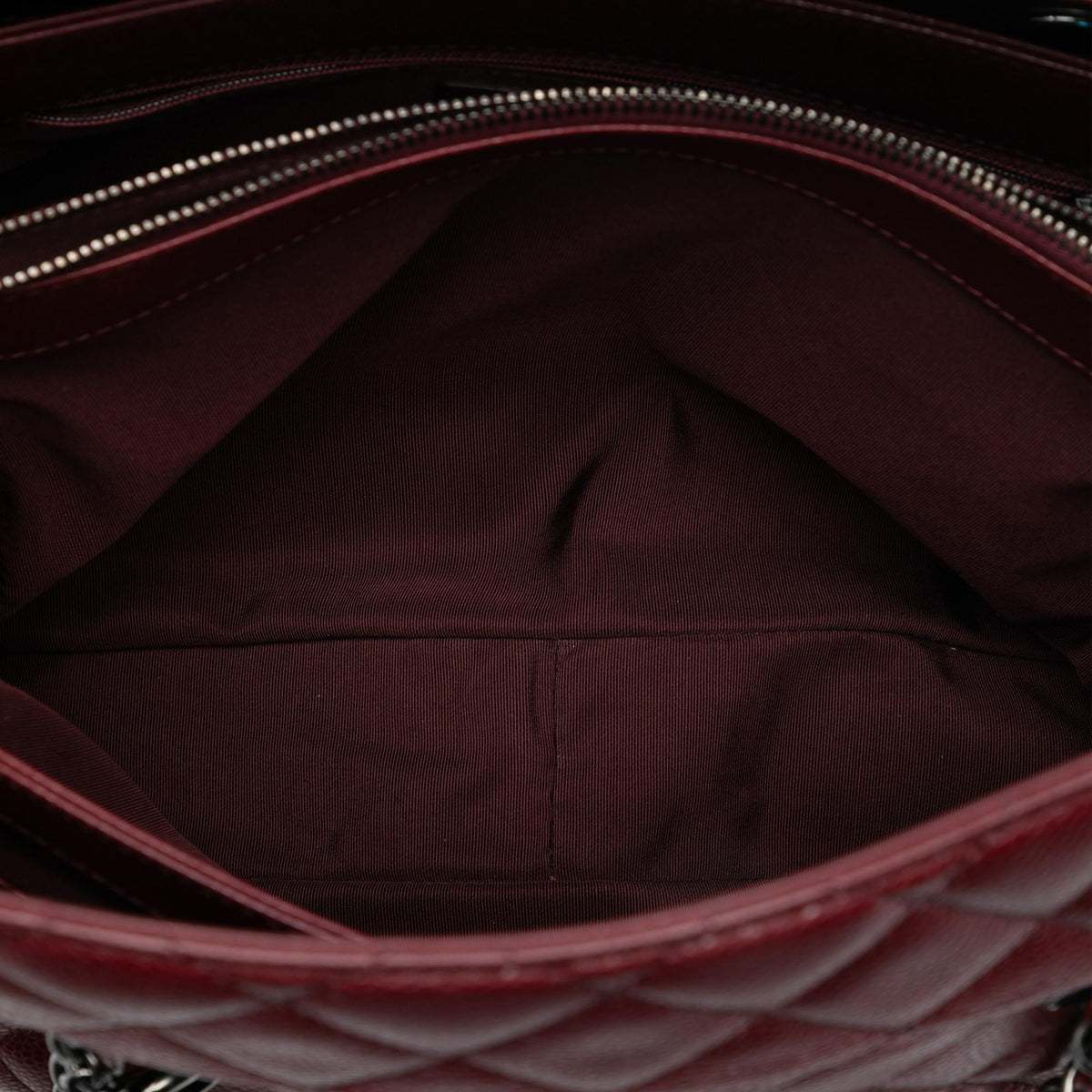 Chanel Large CC Quilted Caviar City Shopping Tote