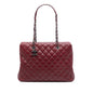 Chanel Large CC Quilted Caviar City Shopping Tote
