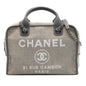 Chanel Large Canvas Deauville Bowling Bag