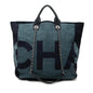 Chanel Large Canvas Logo Deauville Shopping Tote