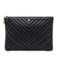 Chanel Large Chevron Caviar Ancient Greek Charms O Case Clutch