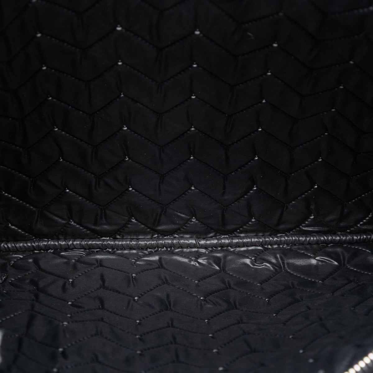 Chanel Large Chevron Caviar O Case Clutch
