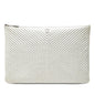 Chanel Large Chevron Metallic Calfskin O Case Clutch