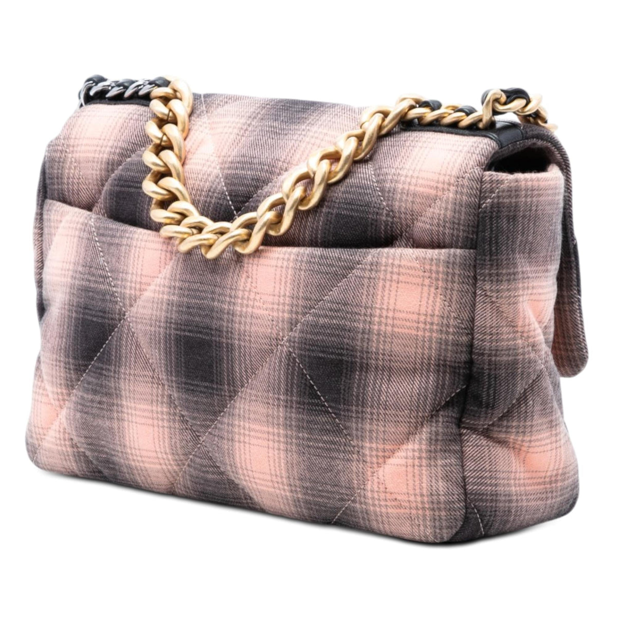Chanel Large Cotton Check 19 Flap