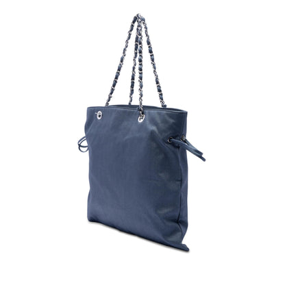 Chanel Large Denim CC Disc Bon Bon Tote