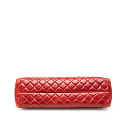 Chanel Large Glazed Calfskin Mademoiselle Bowling Bag