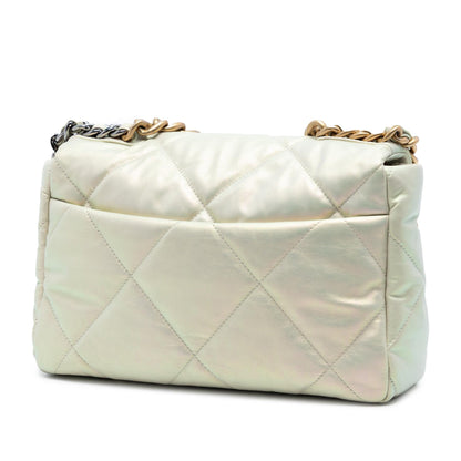 Chanel Large Iridescent Lambskin 19 Flap