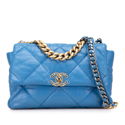 Chanel Large Lambskin 19 Flap