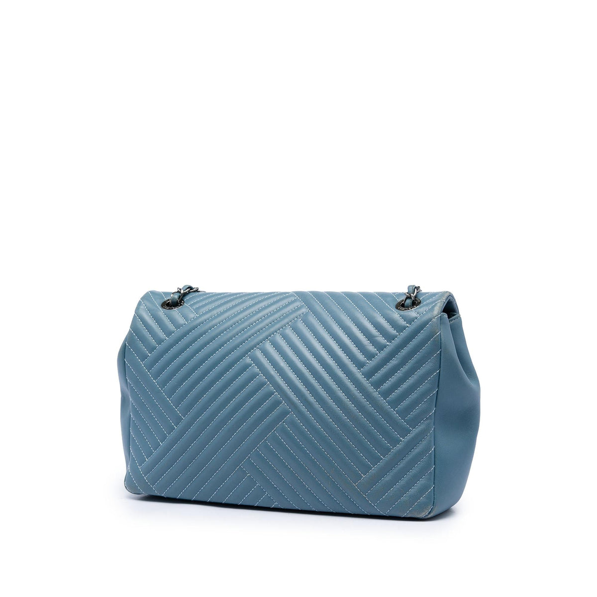 Chanel Large Lambskin CC Crossing Flap