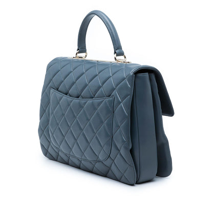 Chanel Large Lambskin Trendy CC Top Handle Flap