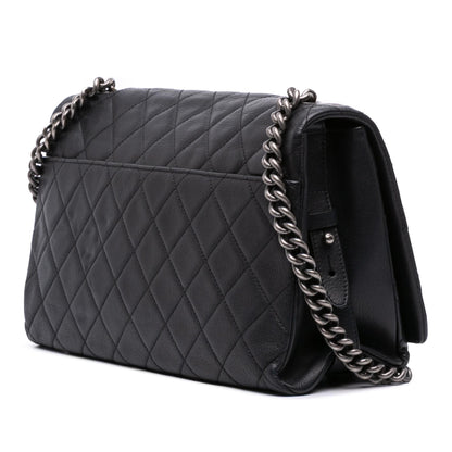 Chanel Large Quilted Goatskin City Rock Flap
