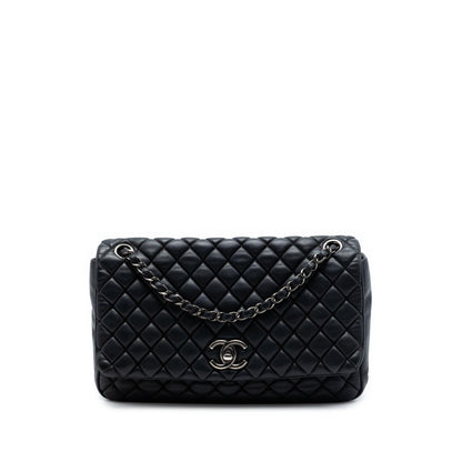 Chanel Large Quilted Iridescent Calfskin New Bubble Flap
