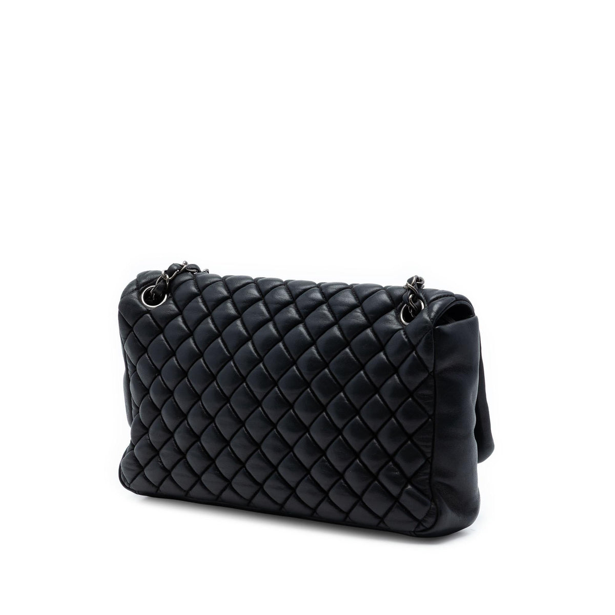 Chanel Large Quilted Iridescent Calfskin New Bubble Flap