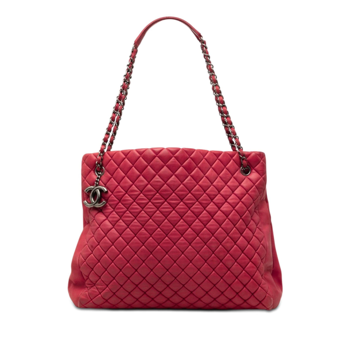 Chanel Large Quilted Iridescent Calfskin New Bubble Tote