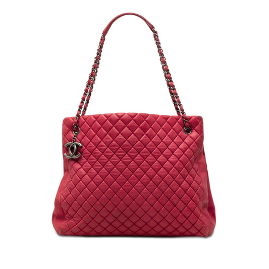 Chanel Large Quilted Iridescent Calfskin New Bubble Tote