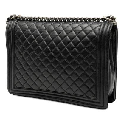 Chanel Large Quilted Lambskin Boy Flap