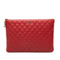 Chanel Large Quilted Lambskin Casino Charms O Case Clutch