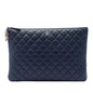 Chanel Large Quilted Lambskin Casino Charms O Case Clutch