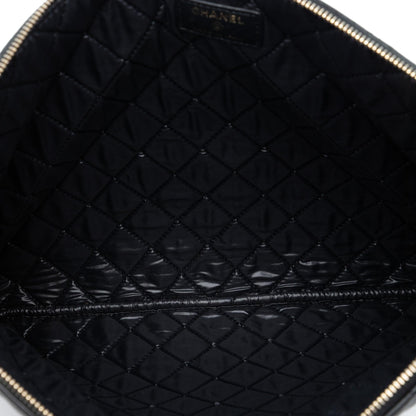 Chanel Large Quilted Lambskin Casino Charms O Case Clutch