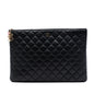 Chanel Large Quilted Lambskin Casino Charms O Case Clutch