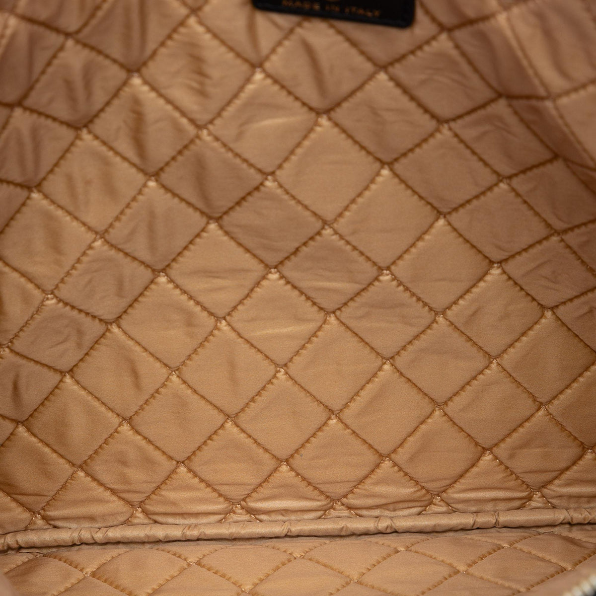 Chanel Large Quilted Lambskin Cross Stitch O Case Clutch