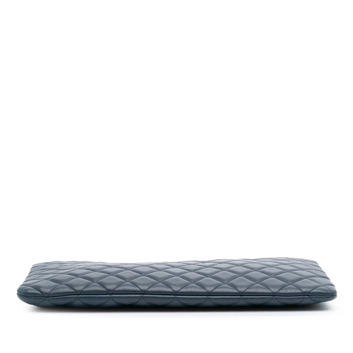 Chanel Large Quilted Lambskin O Case Clutch
