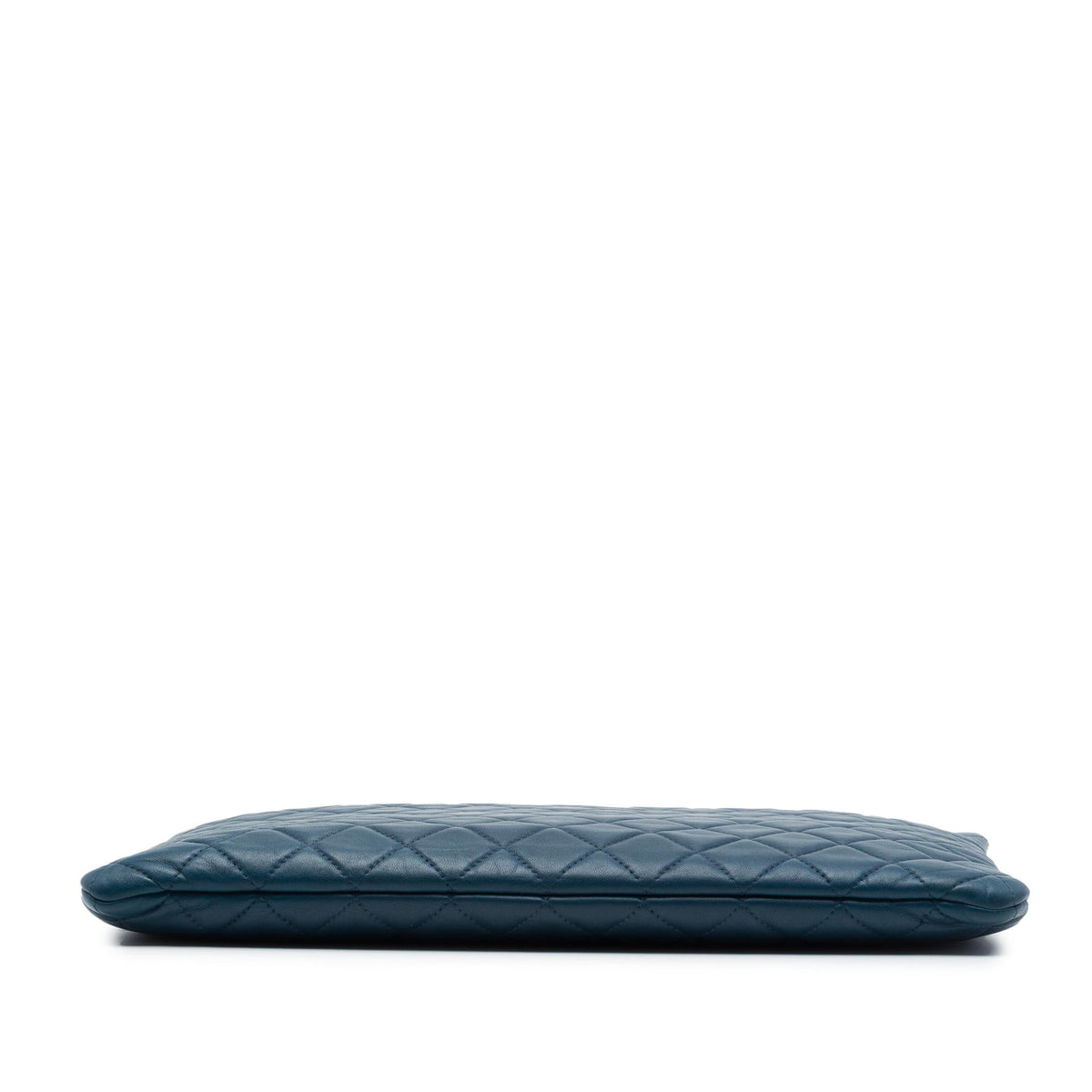 Chanel Large Quilted Lambskin O Case Clutch