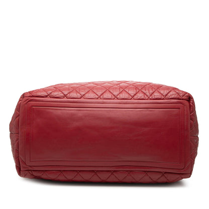 Chanel Large Quilted Nylon Reversible Coco Cocoon Tote