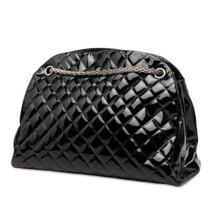 Chanel Large Quilted Patent Just Mademoiselle Bowling Bag